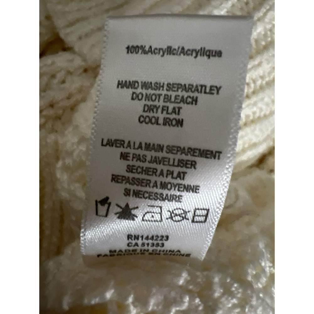 Cozy Knit Sleeveless Sweater - Cream - image 3